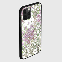 Чехол для iPhone 12 Pro Сиреневая метаморфоза, цвет: 3D-черный — фото 2