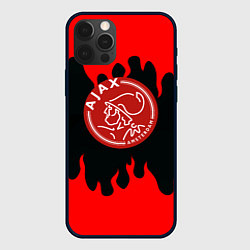 Чехол iPhone 12 Pro Ajax красные языки пламени