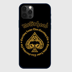 Чехол для iPhone 12 Pro Motorhead золото, цвет: 3D-черный