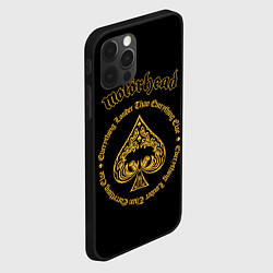 Чехол для iPhone 12 Pro Motorhead золото, цвет: 3D-черный — фото 2