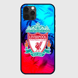Чехол для iPhone 12 Pro Liverpool неоновые тропики, цвет: 3D-черный