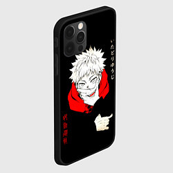 Чехол для iPhone 12 Pro Магическая битва Итадори двуликий, цвет: 3D-черный — фото 2