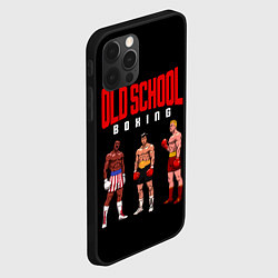 Чехол для iPhone 12 Pro Старая школа бокса, цвет: 3D-черный — фото 2