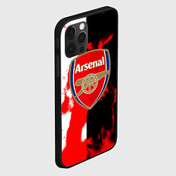 Чехол для iPhone 12 Pro Арсенал огонь, цвет: 3D-черный — фото 2
