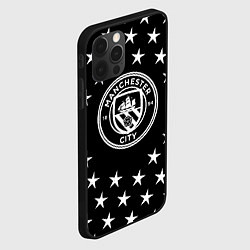 Чехол для iPhone 12 Pro Манчестер сити звезды, цвет: 3D-черный — фото 2