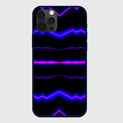 Чехол iPhone 12 Pro Color multicoloured neon stripes