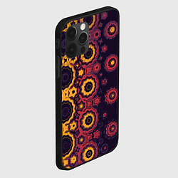 Чехол для iPhone 12 Pro Метаморфоза из персидских звезд, цвет: 3D-черный — фото 2
