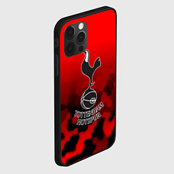 Чехол для iPhone 12 Pro Тоттенхэм Хотспур камуфляж красный, цвет: 3D-черный — фото 2