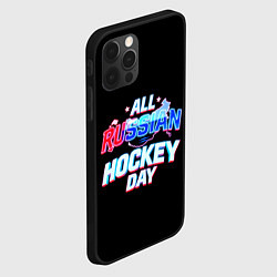 Чехол для iPhone 12 Pro Hockey day, цвет: 3D-черный — фото 2