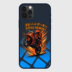 Чехол iPhone 12 Pro Speed demon байкер