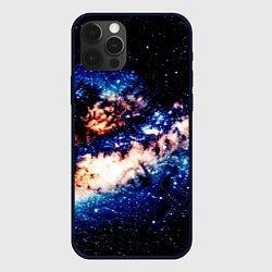 Чехол для iPhone 12 Pro Бесконечный космос и туманность, цвет: 3D-черный
