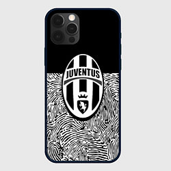 Чехол iPhone 12 Pro Juventus отпечатки текстура