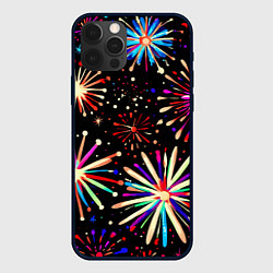 Чехол iPhone 12 Pro Абстракция с салютами