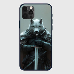 Чехол iPhone 12 Pro Волк и меч