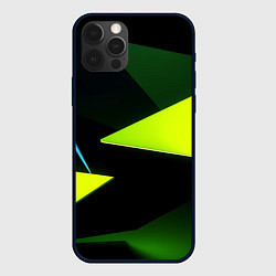 Чехол для iPhone 12 Pro Geometric shapes, цвет: 3D-черный