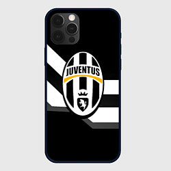 Чехол iPhone 12 Pro Juventus полосы линии