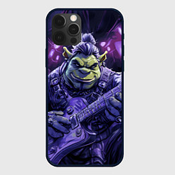 Чехол iPhone 12 Pro Гитарист Шрек
