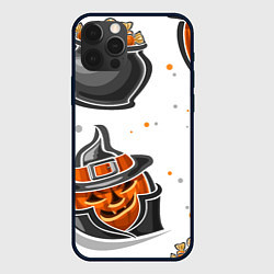 Чехол для iPhone 12 Pro Candy halloween, цвет: 3D-черный
