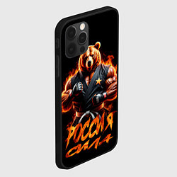 Чехол для iPhone 12 Pro Россия сила, цвет: 3D-черный — фото 2