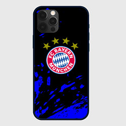 Чехол iPhone 12 Pro Бавария Мюнхен синие краски