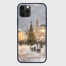 Чехол iPhone 12 Pro Новогодние гуляния в Москве