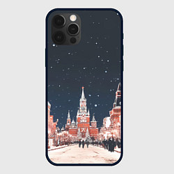Чехол iPhone 12 Pro Праздничная ночь в Москве