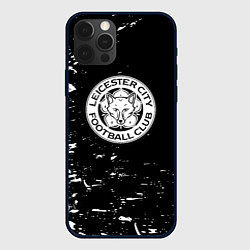 Чехол iPhone 12 Pro Лестер сити краски белые