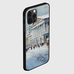 Чехол для iPhone 12 Pro Зимний Питер красками, цвет: 3D-черный — фото 2