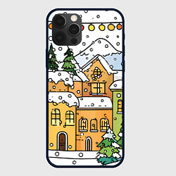 Чехол iPhone 12 Pro Новогодний снегопад