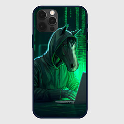 Чехол iPhone 12 Pro Конь хакер