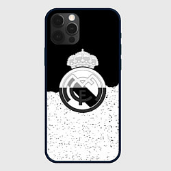 Чехол iPhone 12 Pro Реал Мадрид лого ночь текстура