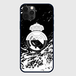 Чехол iPhone 12 Pro Реал Мадрид краски текстура