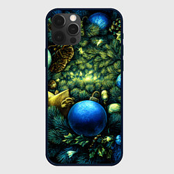 Чехол iPhone 12 Pro Новогодние шарики на елке