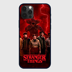 Чехол iPhone 12 Pro Герои и демогоргон Загадочные события финал