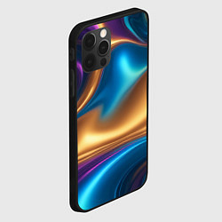 Чехол для iPhone 12 Pro Сплавы разноцветные, цвет: 3D-черный — фото 2