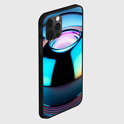 Чехол для iPhone 12 Pro Галактический шар, цвет: 3D-черный — фото 2