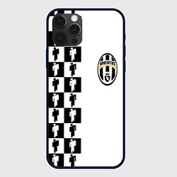 Чехол iPhone 12 Pro Ювентус паттерн люди