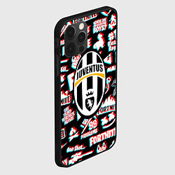 Чехол для iPhone 12 Pro Ювентус x фортнайт глитч, цвет: 3D-черный — фото 2