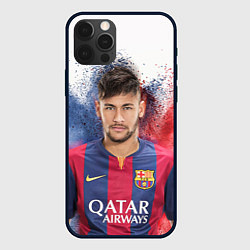 Чехол для iPhone 12 Pro Neymar FCB, цвет: 3D-черный