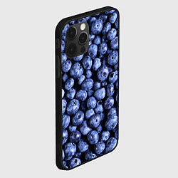 Чехол для iPhone 12 Pro Черника, цвет: 3D-черный — фото 2