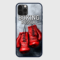 Чехол для iPhone 12 Pro Boxing Russia, цвет: 3D-черный