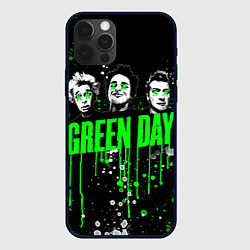 Чехол для iPhone 12 Pro Green Day: Acid Colour, цвет: 3D-черный