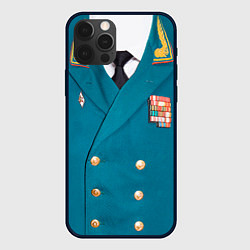 Чехол для iPhone 12 Pro Китель, цвет: 3D-черный