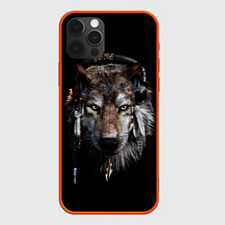Чехол iPhone 12 Pro Волк-шаман