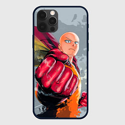 Чехол для iPhone 12 Pro One Punch Man Fist, цвет: 3D-черный