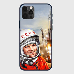 Чехол iPhone 12 Pro Гагарин взлетает