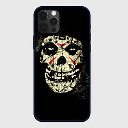 Чехол для iPhone 12 Pro Misfits: Death Face, цвет: 3D-черный