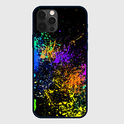 Чехол iPhone 12 Pro Брызги красок