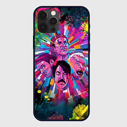 Чехол iPhone 12 Pro Red Hot Chili Peppers Art