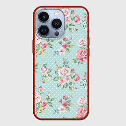 Чехол iPhone 13 Pro Цветы ретро 1